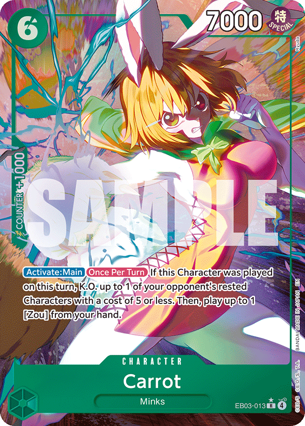 Carrot (Alternate Art) EB03-013_p1 One Piece TCG