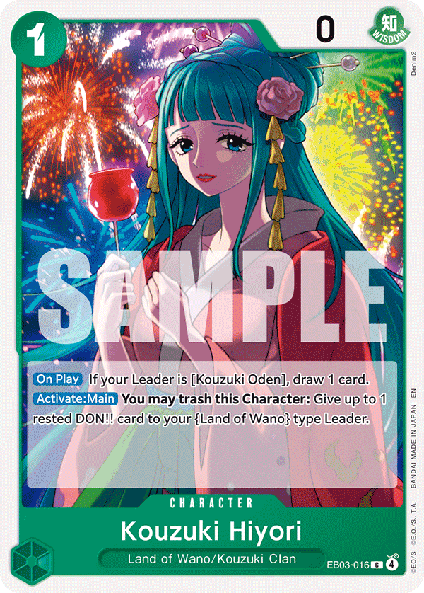 Kouzuki Hiyori EB03-016 One Piece TCG