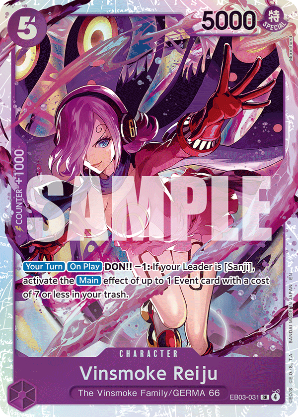 Vinsmoke Reiju EB03-031 One Piece TCG