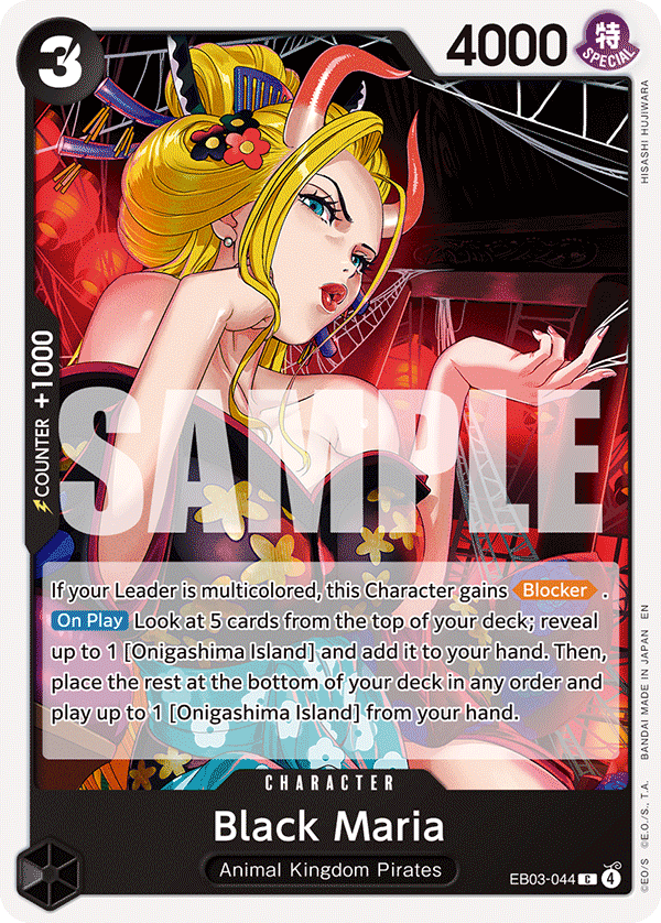Black Maria EB03-044 One Piece TCG