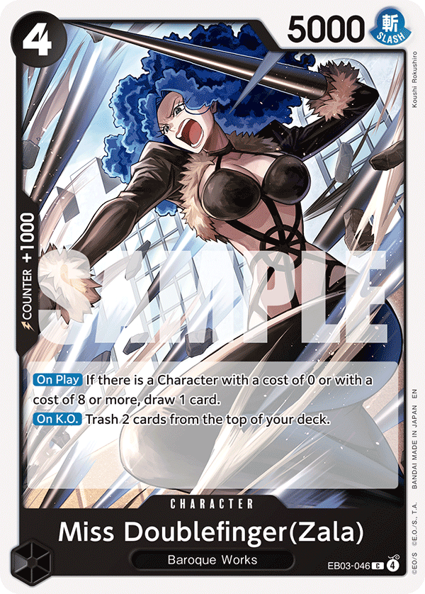 Miss Doublefinger(Zala) EB03-046 One Piece TCG