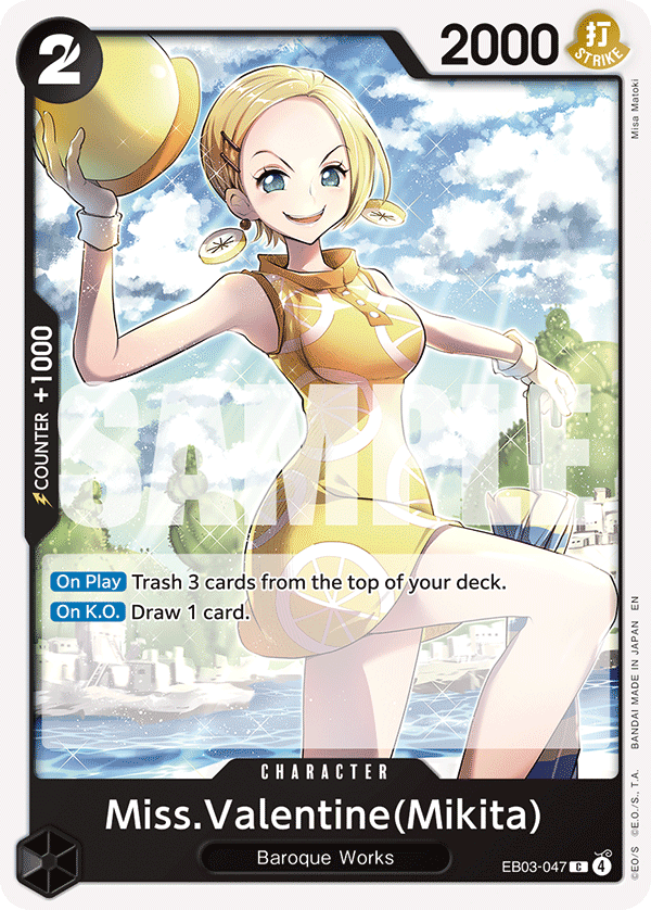Miss.Valentine(Mikita) EB03-047 One Piece TCG