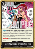 I Knew You People Were Behind This. EB03-049 One Piece TCG