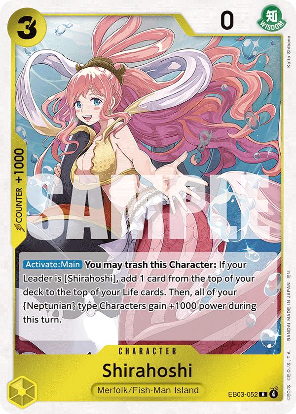 Shirahoshi EB03-052 One Piece TCG