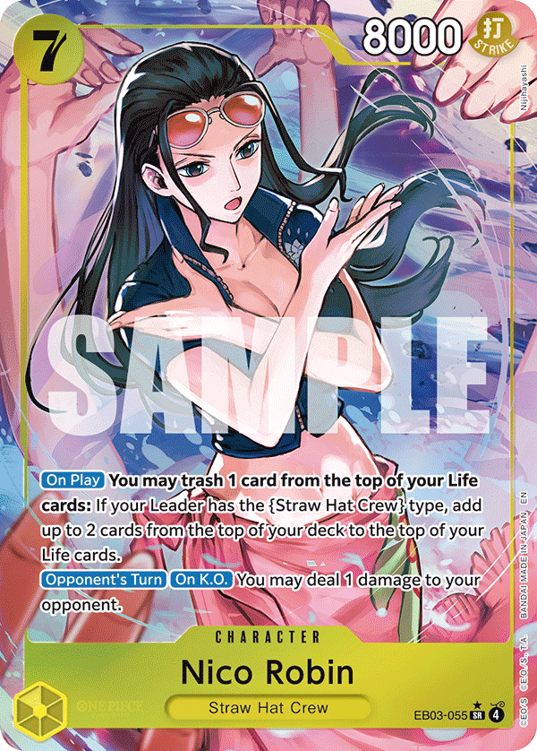 Nico Robin (055) (Alternate Art) EB03-055_p1 One Piece TCG
