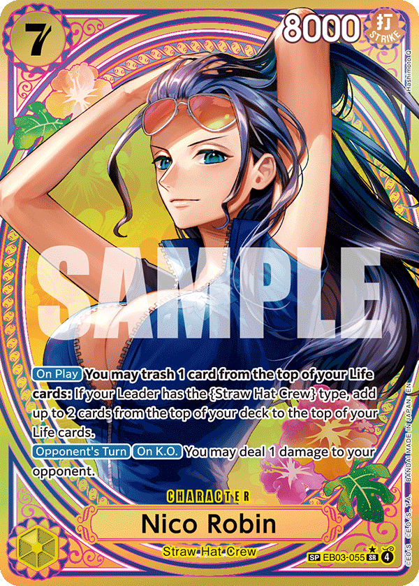 Nico Robin (055) (SP) EB03-055_p2 One Piece TCG