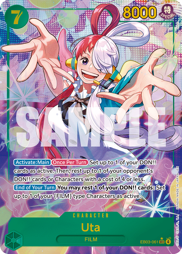 Uta (061) (Alternate Art) EB03-061_p1 One Piece TCG