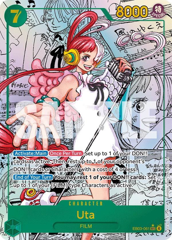 Uta (061) (Manga) EB03-061_p2 One Piece TCG