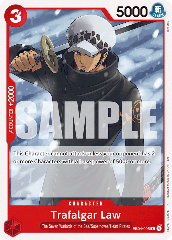Trafalgar Law EB04-005 One Piece TCG