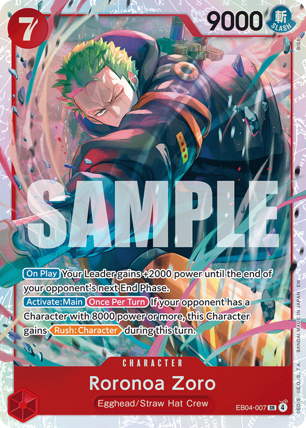 Roronoa Zoro (EB04-007) EB04-007 One Piece TCG