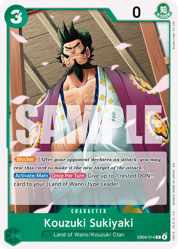 Kouzuki Sukiyaki EB04-014 One Piece TCG