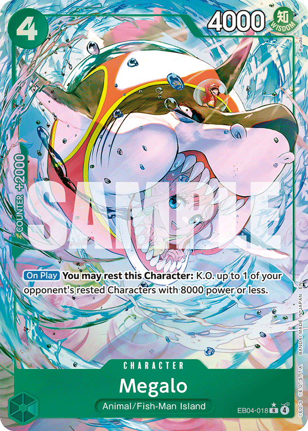Megalo (Alternate Art) EB04-018_p1 One Piece TCG