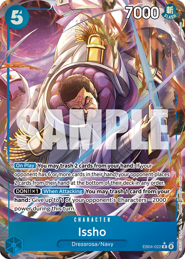 Issho - EB04-022 (Alternate Art) EB04-022_p1 One Piece TCG