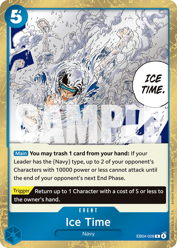 Ice Time EB04-028 One Piece TCG