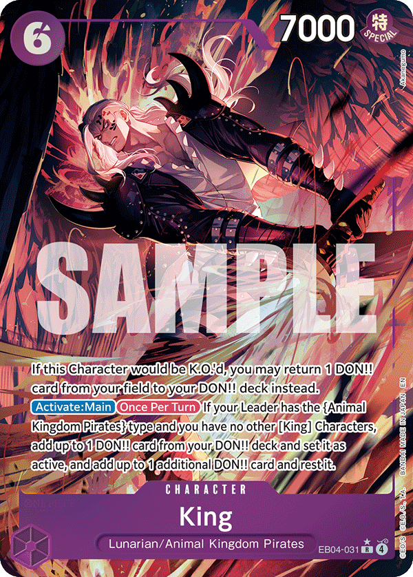 King (Alternate Art) EB04-031_p1 One Piece TCG