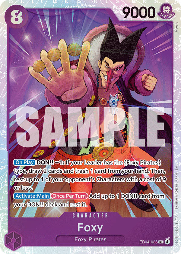 Foxy EB04-036 One Piece TCG