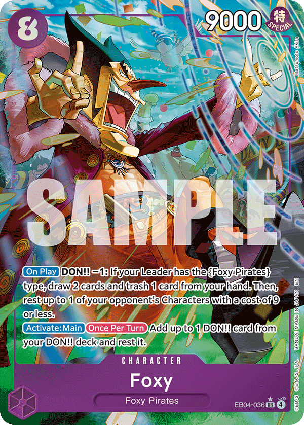 Foxy (Alternate Art) EB04-036_p1 One Piece TCG
