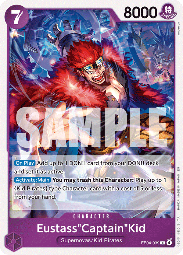 Eustass"Captain"Kid - EB04-039 EB04-039 One Piece TCG
