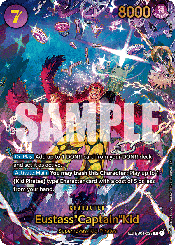 Eustass"Captain"Kid - EB04-039 (SP) EB04-039_p1 One Piece TCG