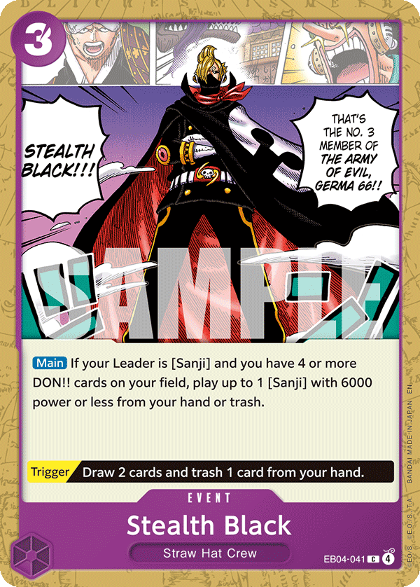 Stealth Black EB04-041 One Piece TCG