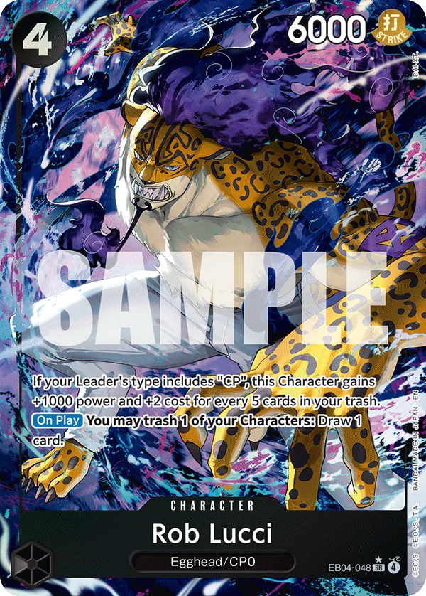 Rob Lucci (Alternate Art) EB04-048_p1 One Piece TCG