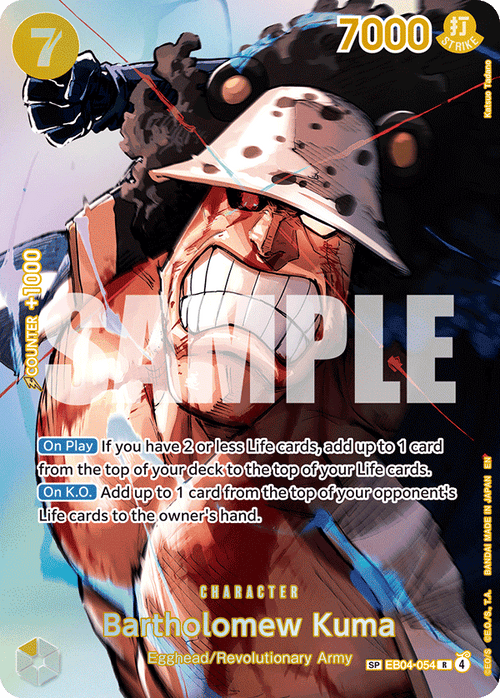 Bartholomew Kuma (SP) EB04-054_p1 One Piece TCG