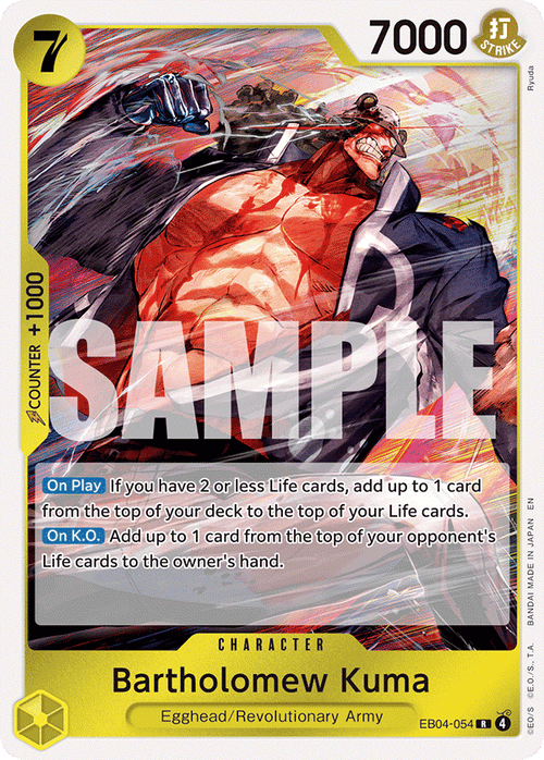 Bartholomew Kuma (EB04-054) EB04-054 One Piece TCG