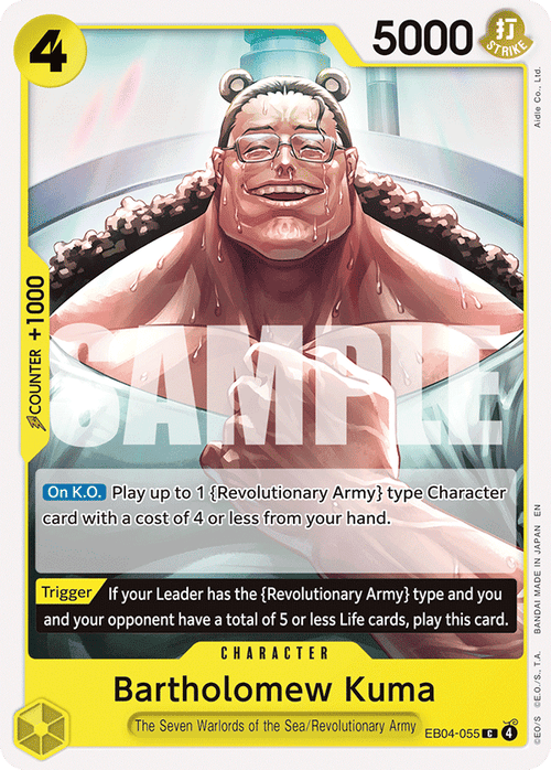 Bartholomew Kuma (EB04-055) EB04-055 One Piece TCG