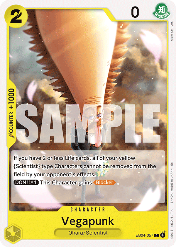 Vegapunk EB04-057 One Piece TCG
