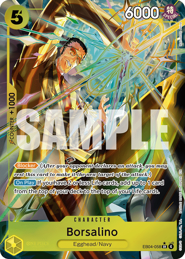 Borsalino (Alternate Art) EB04-058_p1 One Piece TCG