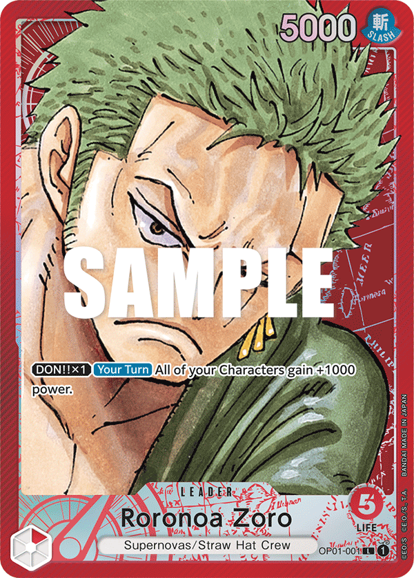 Roronoa Zoro (001) (Parallel) OP01-001_p1 One Piece TCG