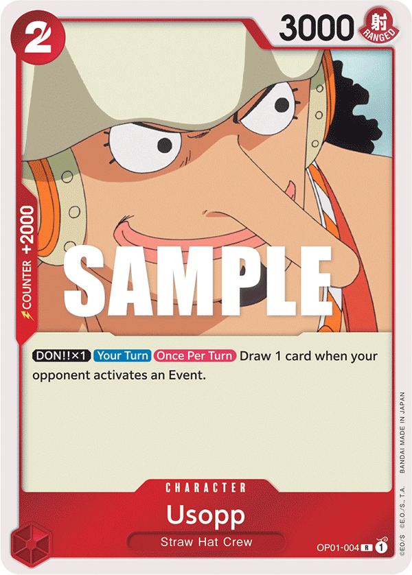 Usopp OP01-004 One Piece TCG