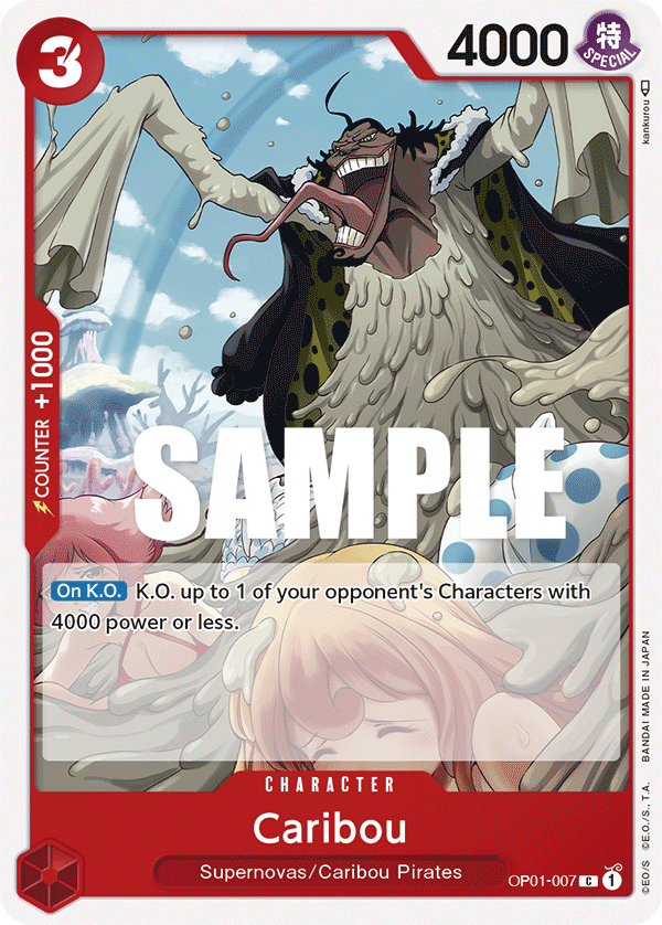 Caribou OP01-007 One Piece TCG