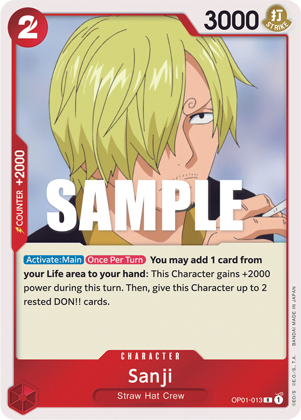 Sanji OP01-013 One Piece TCG