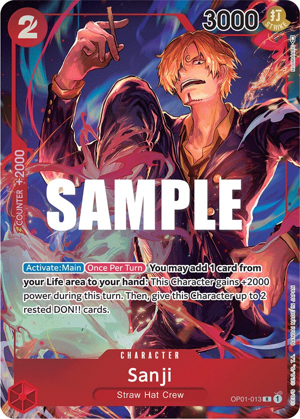 Sanji (Parallel) OP01-013_p1 One Piece TCG