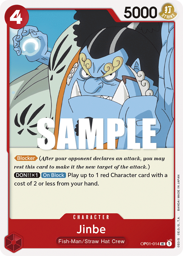 Jinbe (014) OP01-014 One Piece TCG