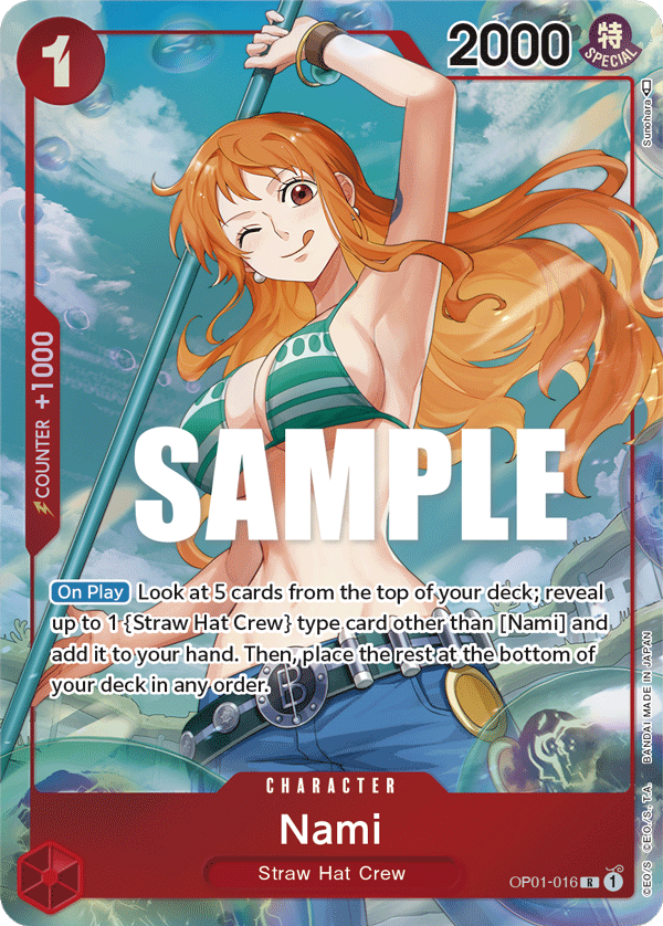 Nami (Parallel) OP01-016_p1 One Piece TCG