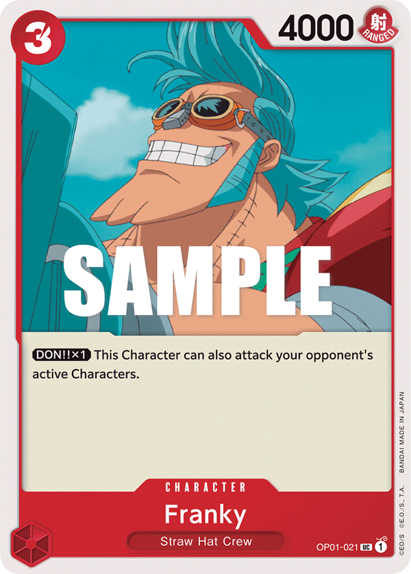 Franky OP01-021 One Piece TCG