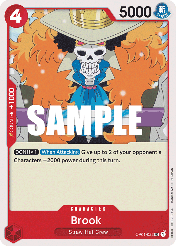 Brook OP01-022 One Piece TCG