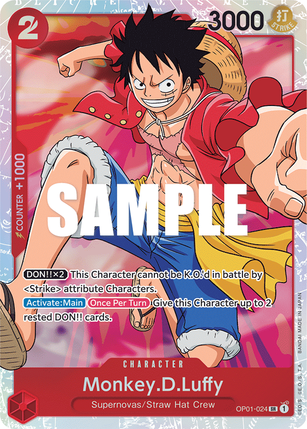 Monkey.D.Luffy (024) OP01-024 One Piece TCG