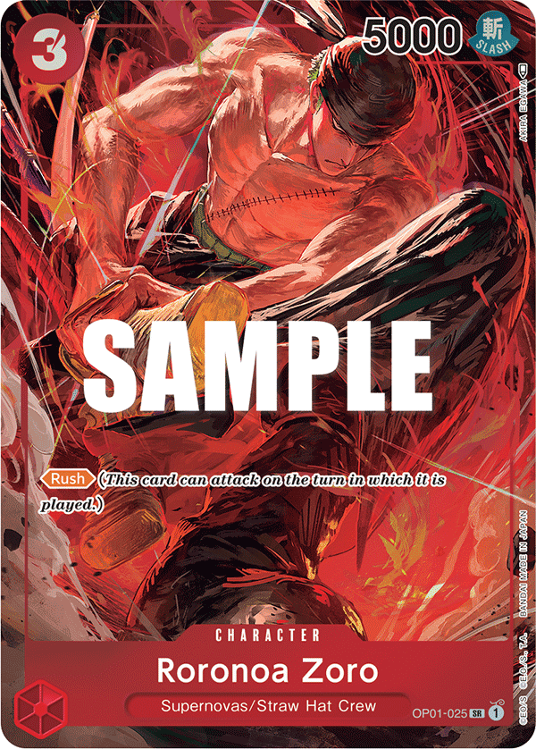 Roronoa Zoro (025) (Parallel) OP01-025_p1 One Piece TCG