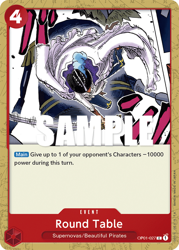 Round Table OP01-027 One Piece TCG