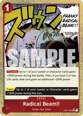 Radical Beam!! (Textured Foil) OP01-029_p3 One Piece TCG