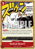 Radical Beam!! OP01-029_r1 One Piece TCG