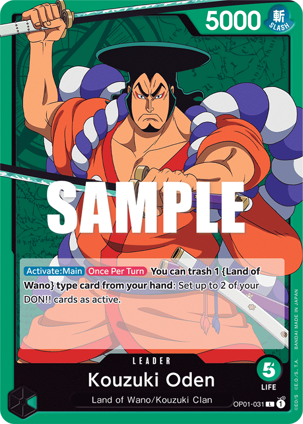 Kouzuki Oden OP01-031 One Piece TCG