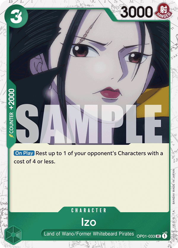 Izo (OP01-033) (Jolly Roger Foil) OP01-033_p3 One Piece TCG
