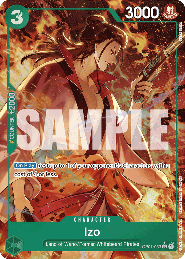 Izo (OP01-033) (Alternate Art) OP01-033_p5 One Piece TCG