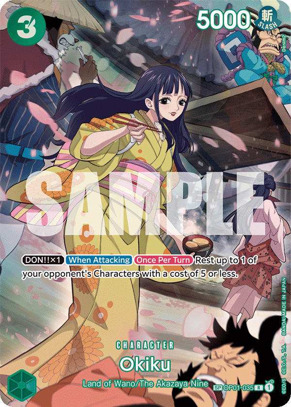 Okiku (SP) OP01-035_p2 One Piece TCG