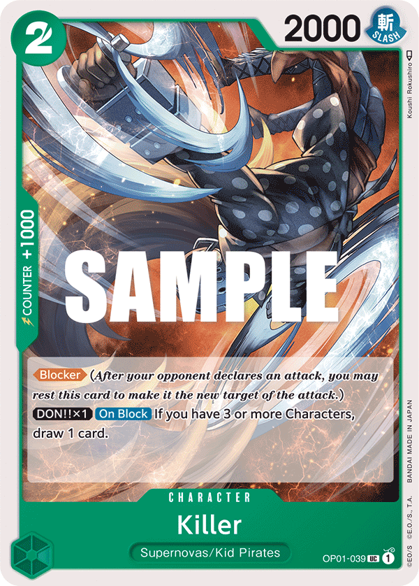 Killer OP01-039 One Piece TCG