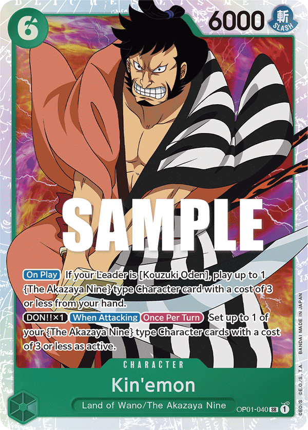 Kin'emon OP01-040 One Piece TCG